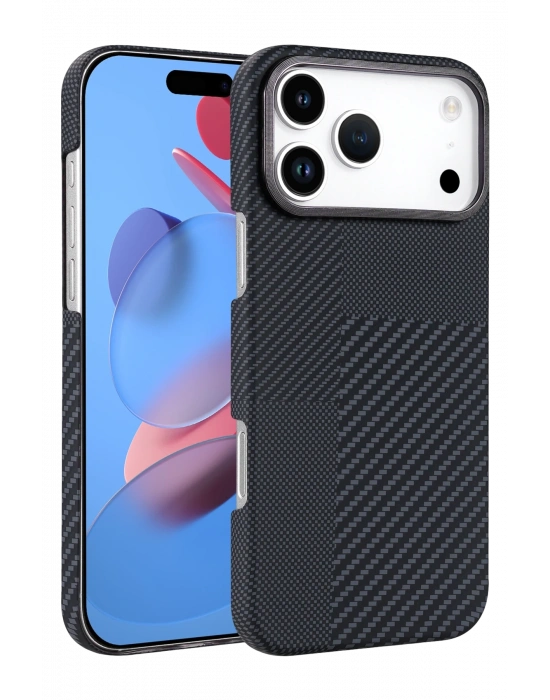 Newface Apple iPhone 17 Pro Max Vega Magsafe Kapak - Siyah