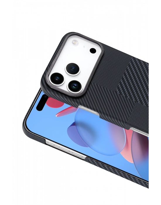 Newface Apple iPhone 17 Pro Max Vega Magsafe Kapak - Siyah