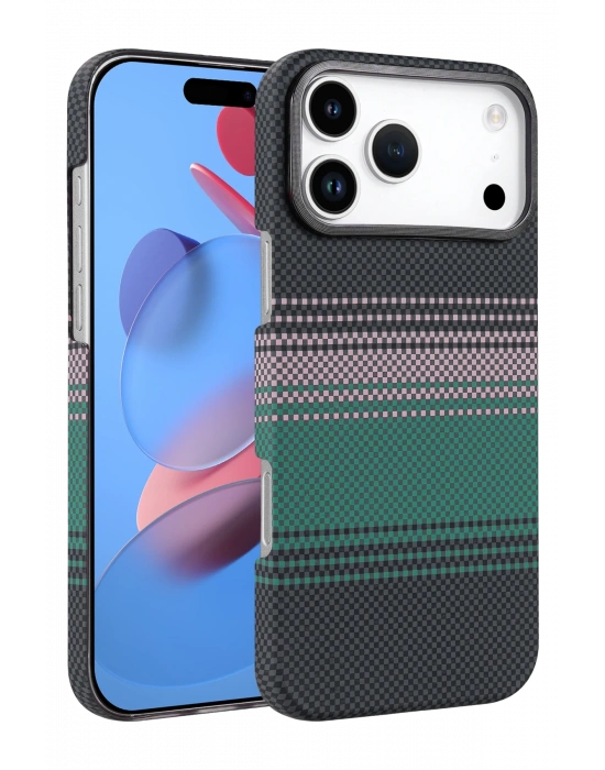 Newface Apple iPhone 17 Pro Max Vega Magsafe Kapak - Yeşil