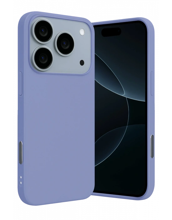 Newface Apple iPhone 17 Pro Nano içi Kadife Silikon - Lila