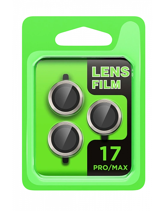 Newface Apple iPhone 17 Pro Raze Metal Kamera Lens - Gri