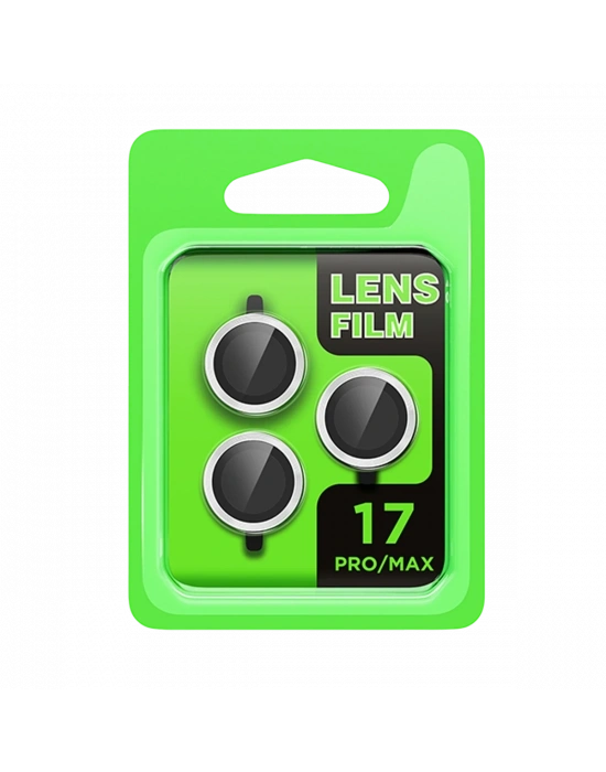 Newface Apple iPhone 17 Pro Raze Metal Kamera Lens - Gümüş