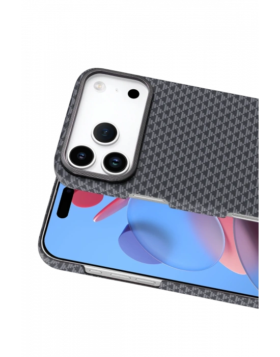 Newface Apple iPhone 17 Pro Vega Magsafe Kapak - Gri