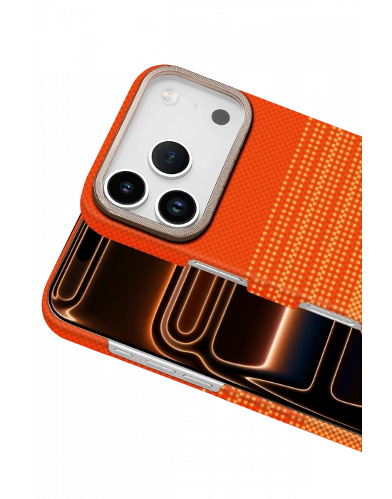 Newface Apple iPhone 17 Pro Vega Magsafe Kapak - Sarı