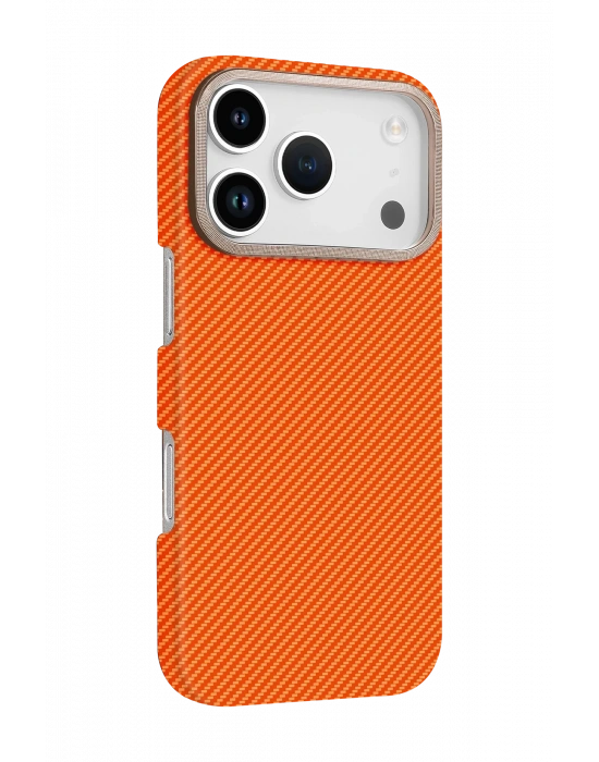 Newface Apple iPhone 17 Pro Vega Magsafe Kapak - Turuncu