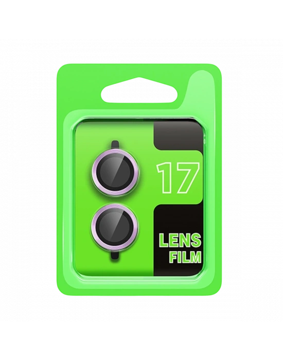 Newface Apple iPhone 17 Raze Metal Kamera Lens - Açık Mor