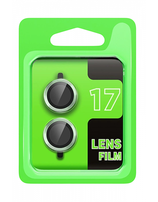 Newface Apple iPhone 17 Raze Metal Kamera Lens - Açık Yeşil