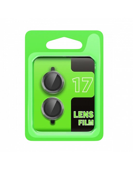 Newface Apple iPhone 17 Raze Metal Kamera Lens - Gri