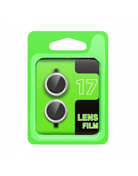 Newface Apple iPhone 17 Raze Metal Kamera Lens - Gümüş