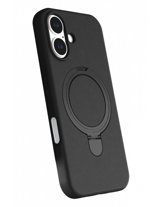 Newface Apple iPhone 17 Regal Magsafe Standlı Kapak - Siyah