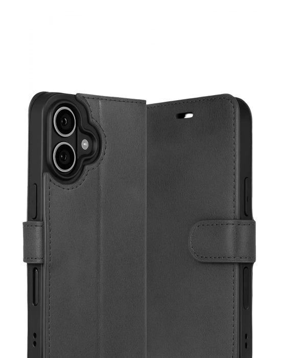 Newface Apple iPhone 17 Trend S Plus Kapaklı Kılıf - Siyah