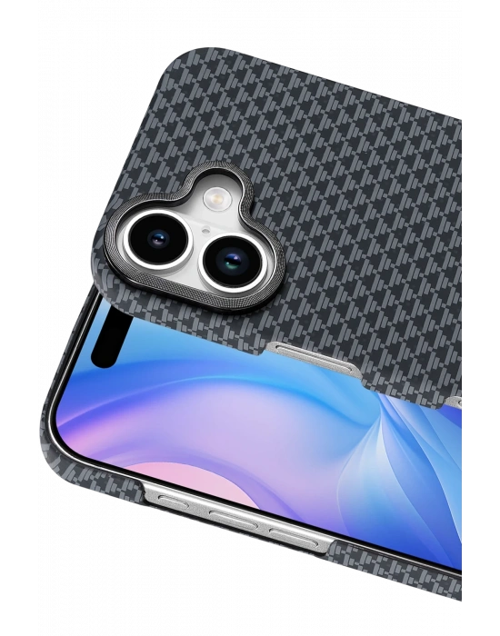 Newface Apple iPhone 17 Vega Magsafe Kapak - Gri