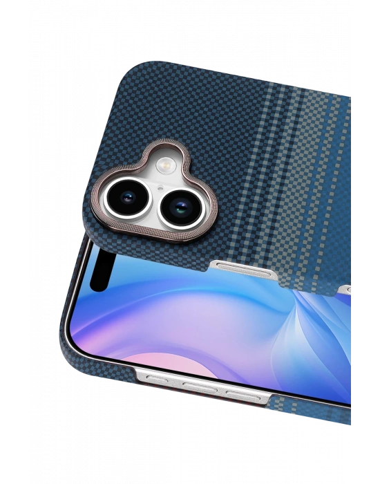 Newface Apple iPhone 17 Vega Magsafe Kapak - Mavi