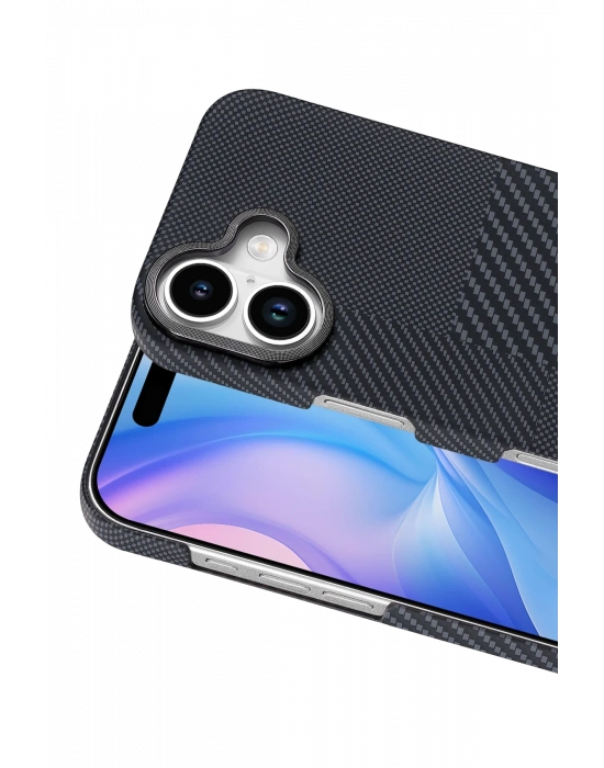 Newface Apple iPhone 17 Vega Magsafe Kapak - Siyah