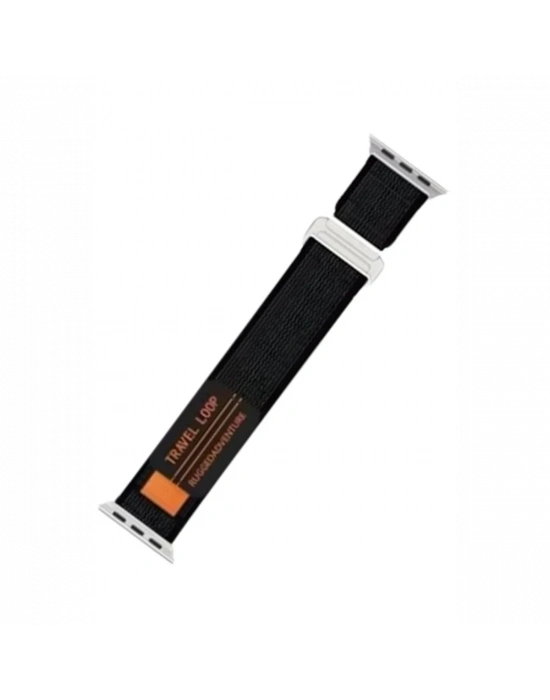 Newface Apple Watch 38mm Alice Kumaş Kordon - Siyah