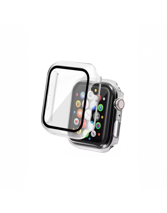 Newface Apple Watch 38mm Camlı Kasa Ekran Koruyucu - Şeffaf