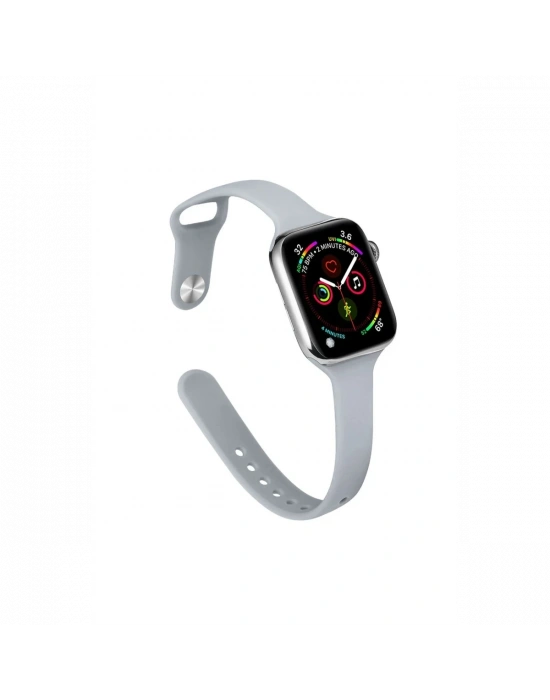 Newface Apple Watch 38mm Klasik Kordon - Açık Gri