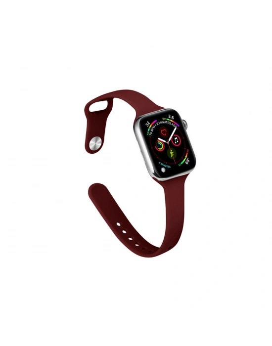 Newface Apple Watch 38mm Klasik Kordon - Bordo