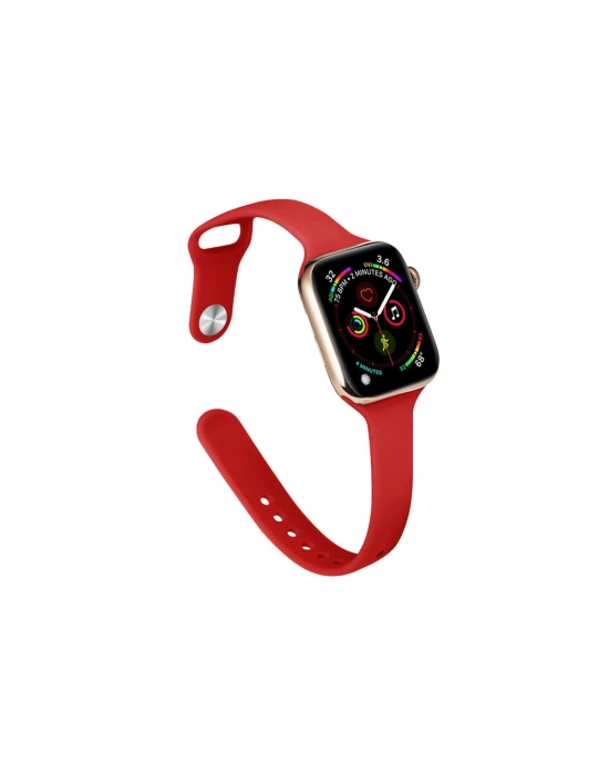 Newface Apple Watch 38mm Klasik Kordon - Kırmızı