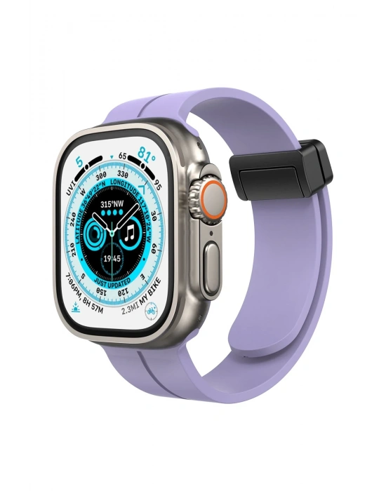Newface Apple Watch 38mm KR412 Elegance Stylısh Kordon - Lila