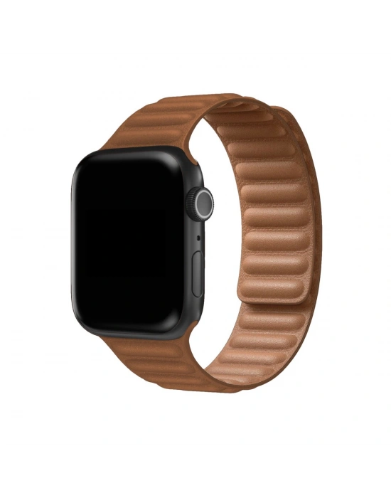 Newface Apple Watch 38mm Loop Kordon - Kahverengi