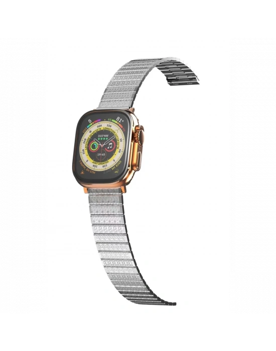 Newface Apple Watch 38mm Made Metal Kordon - Gümüş