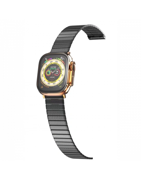 Newface Apple Watch 38mm Made Metal Kordon - Siyah
