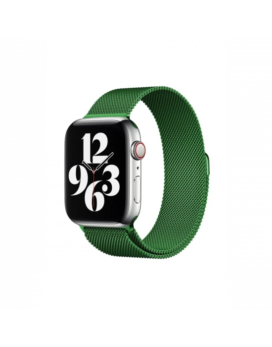Newface Apple Watch 38mm Metal Mıknatıslı Kordon - Yeşil