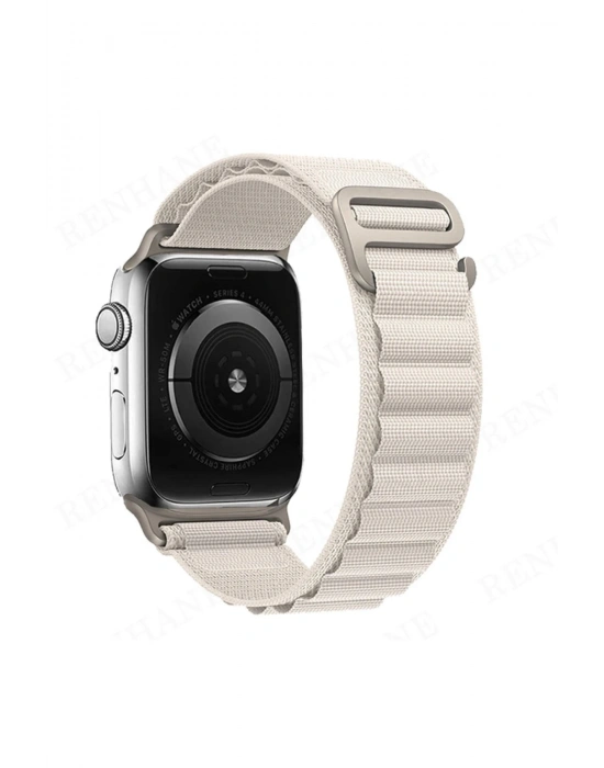 Newface Apple Watch 38mm Mountain Kordon - Beyaz