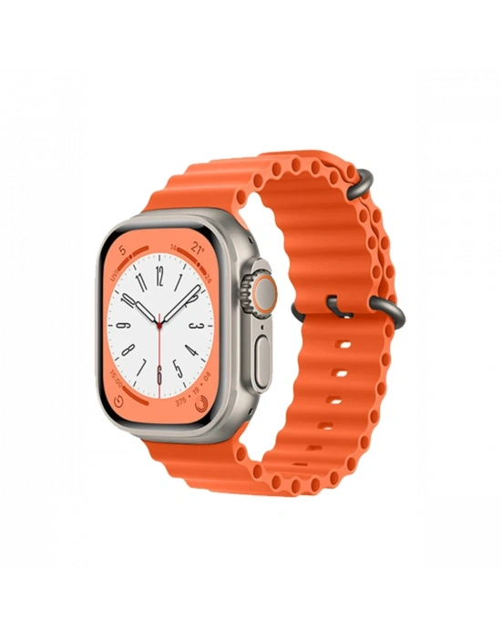 Newface Apple Watch 38mm Ocean Kordon - Turuncu