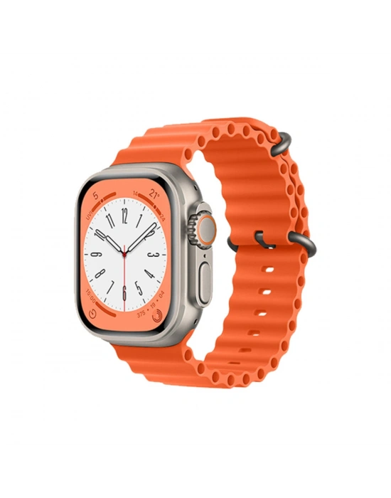 Newface Apple Watch 38mm Ocean Kordon - Turuncu