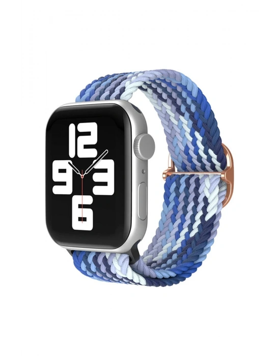 Newface Apple Watch 38mm Star Kordon - Lacivert-Mavi