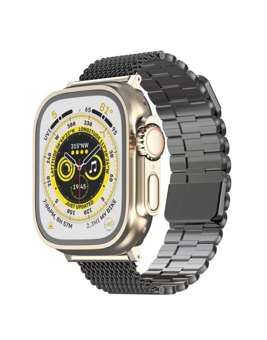 Newface Apple Watch 42mm Ascend Metal Kordon - Gri