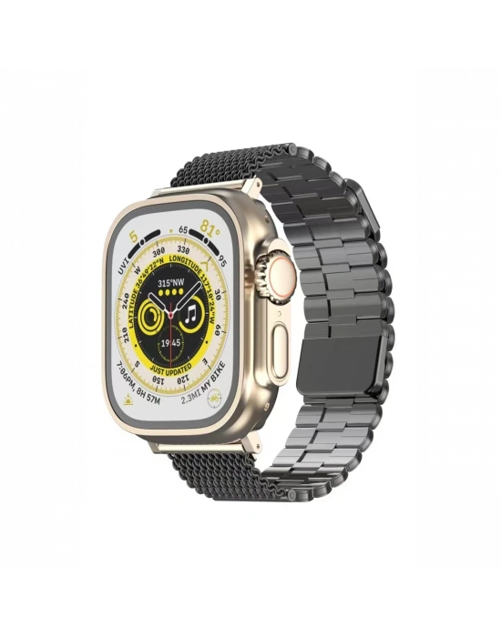 Newface Apple Watch 42mm Ascend Metal Kordon - Gri