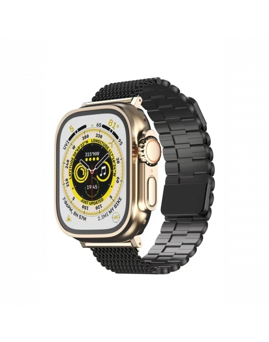 Newface Apple Watch 42mm Ascend Metal Kordon - Siyah