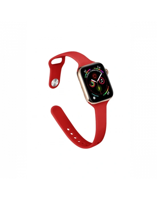 Newface Apple Watch 42mm Klasik Kordon - Kırmızı