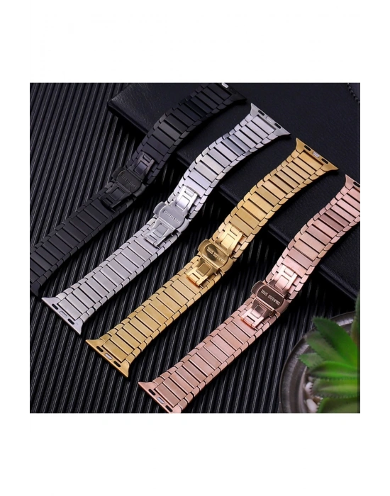 Newface Apple Watch 42mm KR413 Fine Steel Kordon - Rose