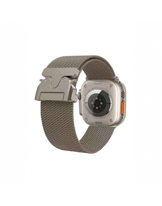 Newface Apple Watch 42mm Milano Metal Kordon - Desert