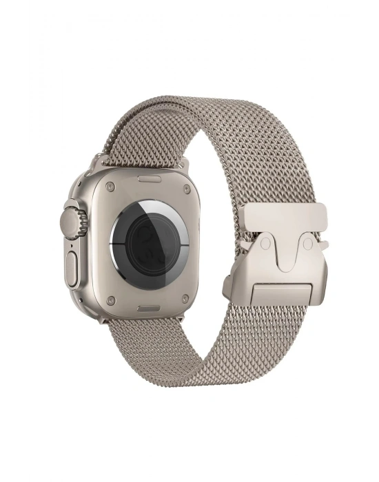 Newface Apple Watch 42mm Milano Metal Kordon - Titan Gri