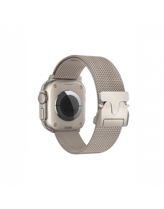 Newface Apple Watch 42mm Milano Metal Kordon - Titan Gri