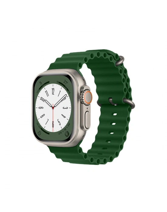 Newface Apple Watch 42mm Ocean Kordon - Koyu Yeşil