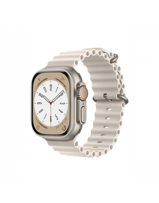 Newface Apple Watch 42mm Ocean Kordon - Krem