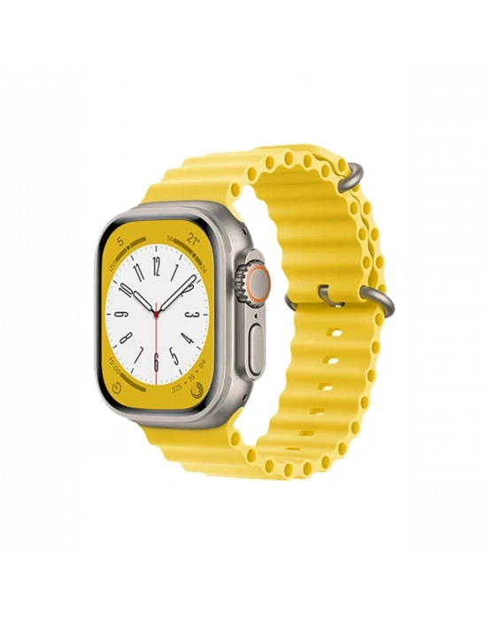 Newface Apple Watch 42mm Ocean Kordon - Sarı