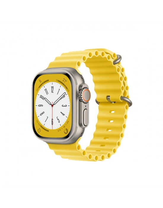 Newface Apple Watch 42mm Ocean Kordon - Sarı