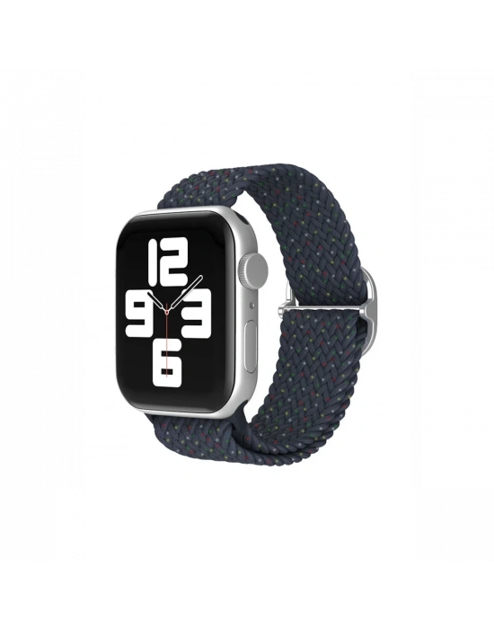 Newface Apple Watch 42mm Star Kordon - Benekli Lacivert