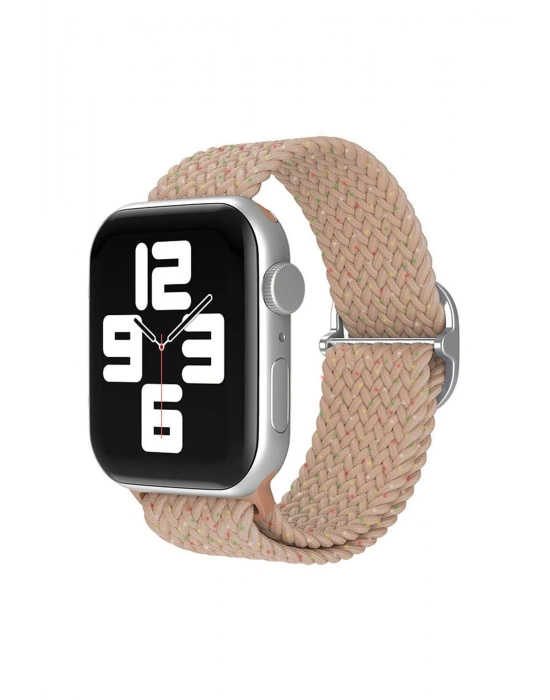 Newface Apple Watch 42mm Star Kordon - Benekli Pudra