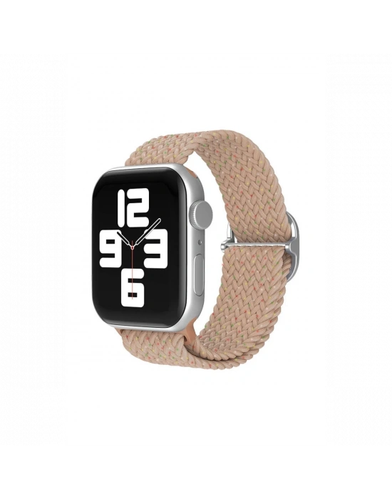 Newface Apple Watch 42mm Star Kordon - Benekli Pudra