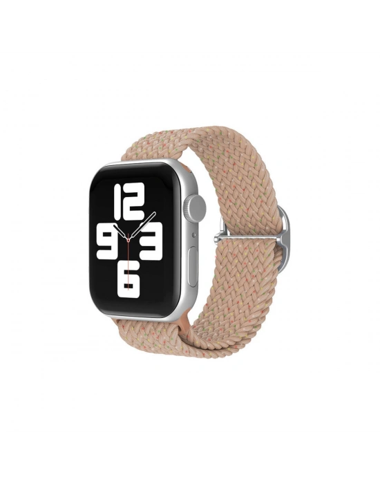 Newface Apple Watch 42mm Star Kordon - Benekli Pudra
