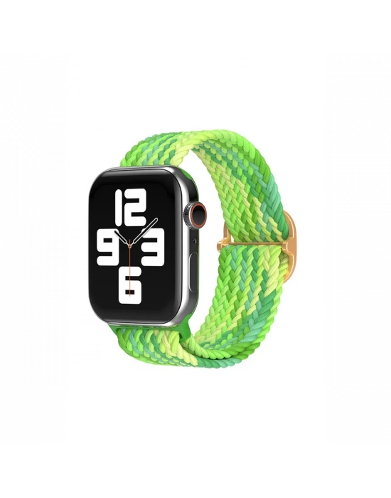 Newface Apple Watch 42mm Star Kordon - Turkuaz-Yeşil