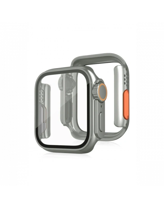 Newface Apple Watch 44mm Watch 49mm Kasa Dönüştürücü ve Ekran Koruyucu - Yıldız Işığı